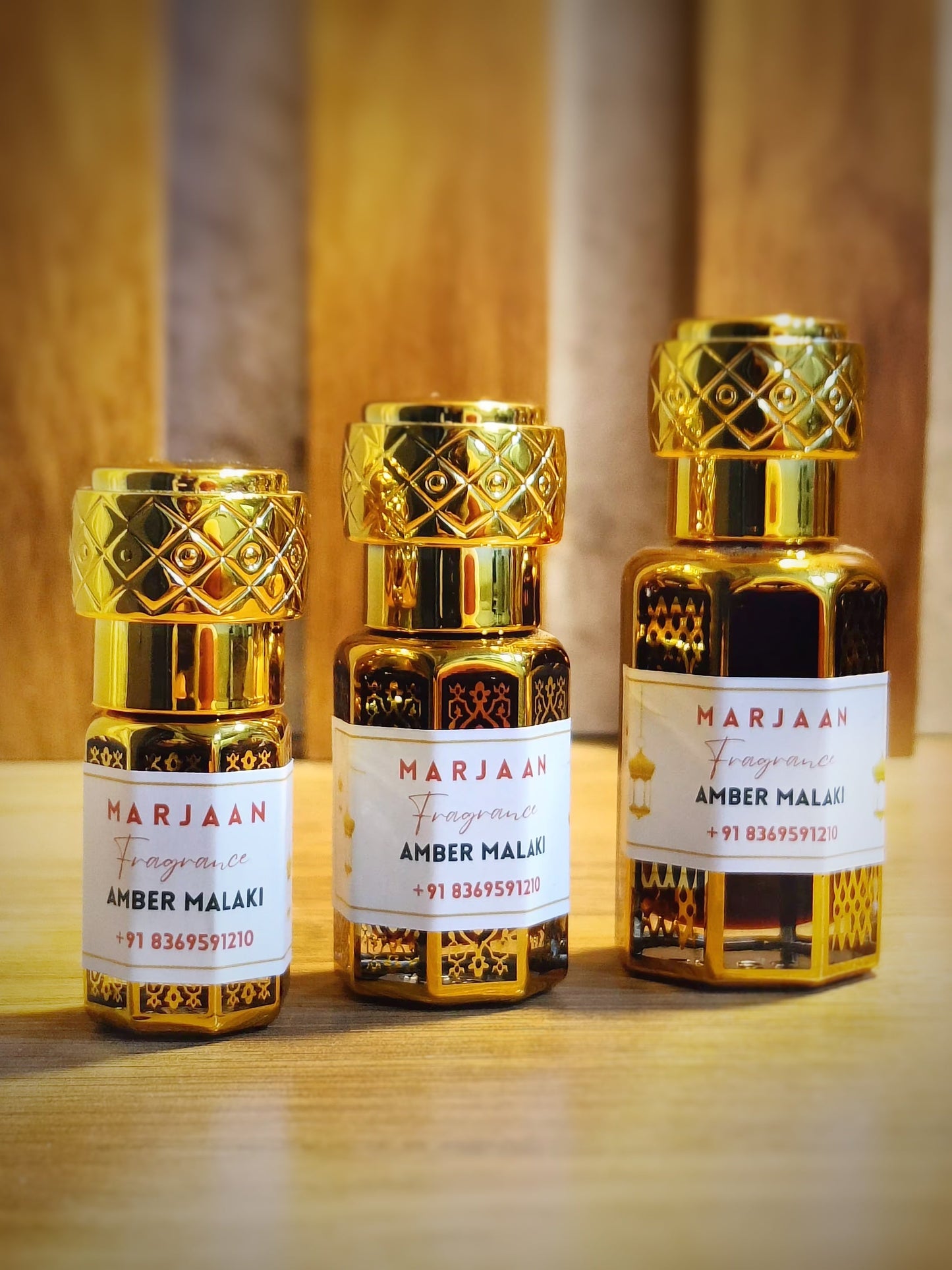 AMBER MALAKI - Concentrated Perfume Oil - ATTAR Marjaan Fragrance