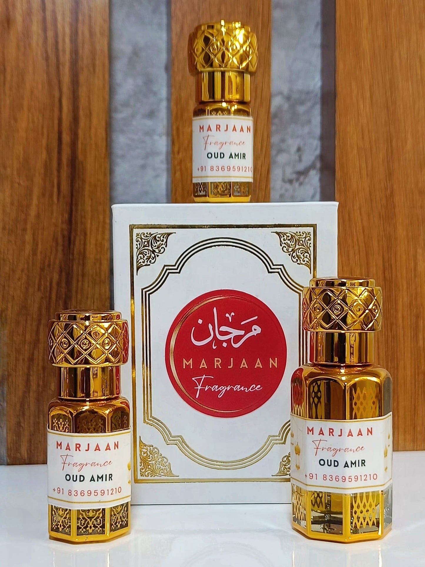 OUD AMIR - Concentrated Perfume Oil - ATTAR Marjaan Fragrance