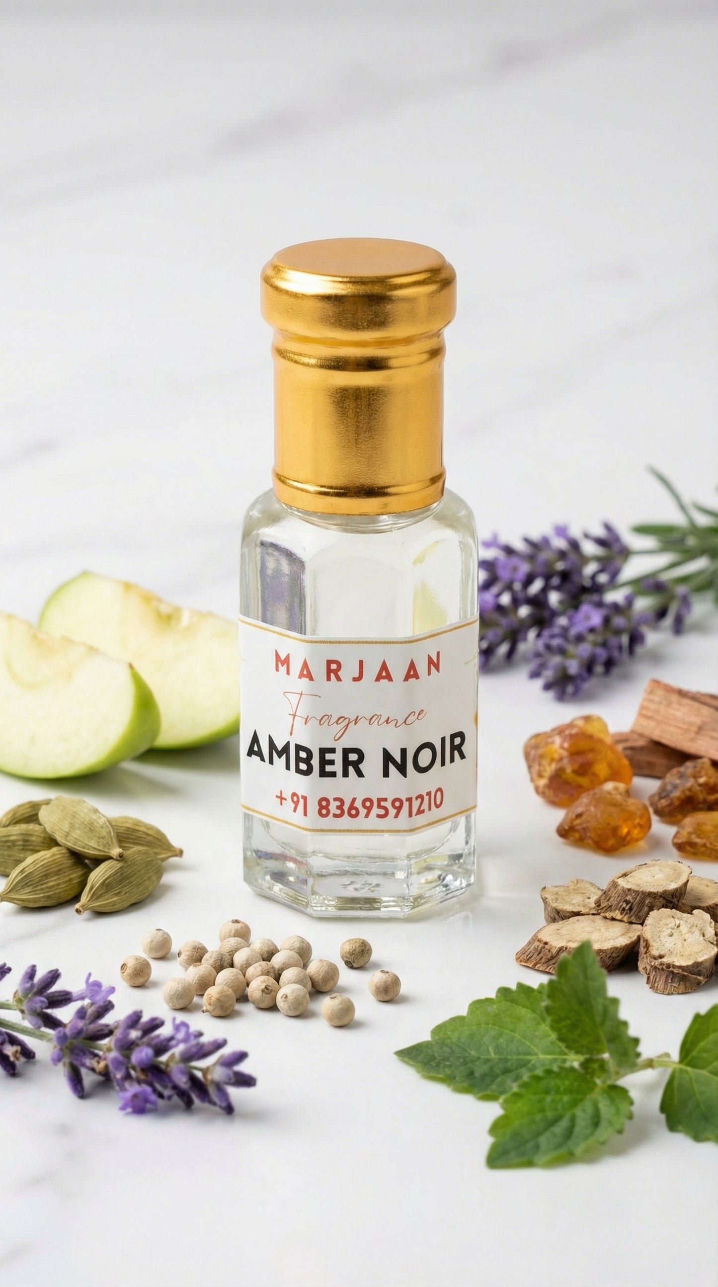 AMBER NOIR - Concentrated Perfume Oil (ATTAR)