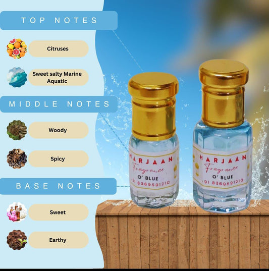 O'BLUE - Concentrated Perfume Oil - ATTAR